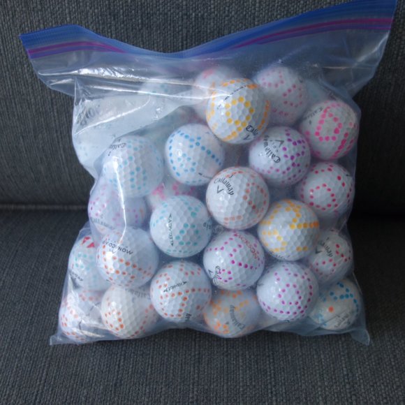 Hand Decorated Pre-Loved Callaway Golf Balls Quantity 50 - Picture 2 of 9